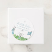 Een klein Putter Blue Golf Baby shower Bedankjes Labels (In situ)