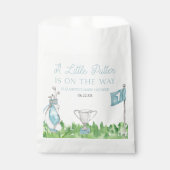 Een klein Putter Blue Golf Baby shower Bedankzakje (Voorkant)