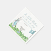 Een klein Putter Blue Golf Baby shower Servet (Hoek)