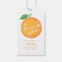 Een klein schatje, Baby Shower, Bedankt label, ora