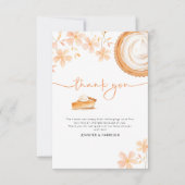 Een klein schatje bakt | Baby Shower Bedankkaart (Voorkant)