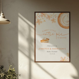 Een klein schatje bakt   Baby Shower Perfect Poster