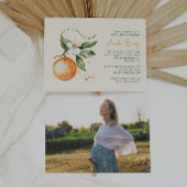 Een klein schatje is onderweg | Foto Baby shower Kaart