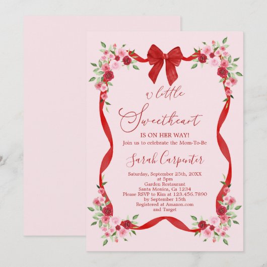 Een klein schatje is onderweg kaart (Voorkant / Achterkant)