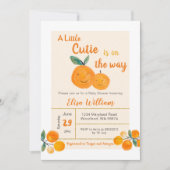 Een klein schatje is onderweg op uitnodiging (Voorkant)