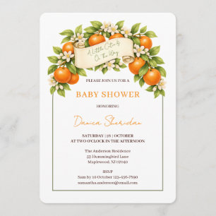 Een Klein Schatje Is Op Komst Baby Shower Kaart