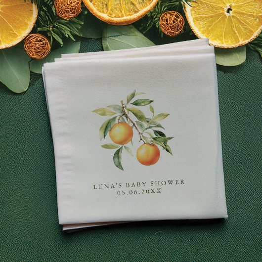 Een Klein Schatje Is Op Komst Baby Shower Servet