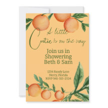 Een klein schatje is op komst Baby Shower Uitnodig