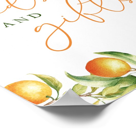 Een Klein Schatje Is Op Komst Kaarten en Cadeaus B Poster (Hoek)