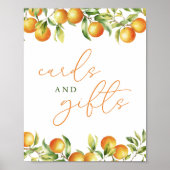 Een Klein Schatje Is Op Komst Kaarten en Cadeaus B Poster (Voorkant)