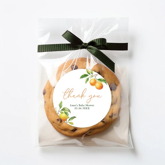 Een Klein Schatje Is Op Komst Shower Favor Sticker