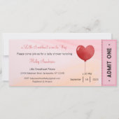 Een klein schatje is op komst Uitnodiging (Voorkant)