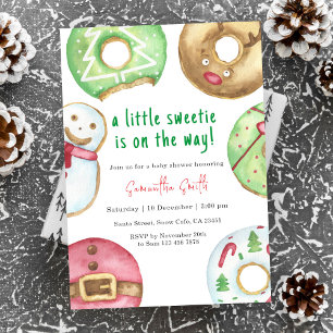 Een klein schatje is op komst Winter Baby Shower Kaart