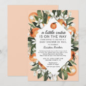 Een Klein Schatje Is Op Weg Baby Shower Per Post Kaart (Voorkant / Achterkant)