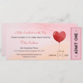 Een klein schatje is op weg Uitnodiging (Voorkant / Achterkant)