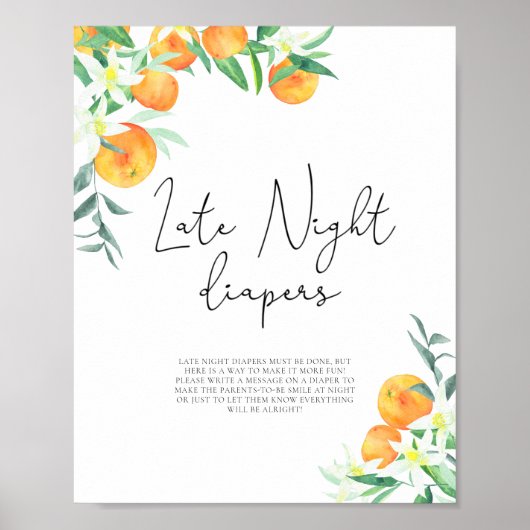 Een klein schatje \ Late nacht luierspel Poster (Voorkant)