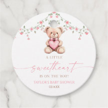 Een Klein Schatje Roze Teddybeer Baby Shower