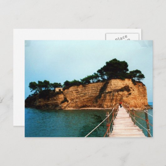 Een klein schattig eiland van het eiland Zakynthos Briefkaart (Voorkant / Achterkant)