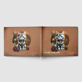 Een klein, schattig kitten in een steampunk stijl. gastenboek (Volledig)