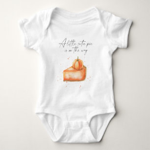 "Een klein schattig taartje is op komst" baby show Romper