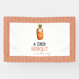 Een klein scheutje op weg baby shower vlag spandoek