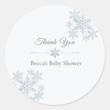 Een klein sneeuwvlokje is op komst Baby Shower