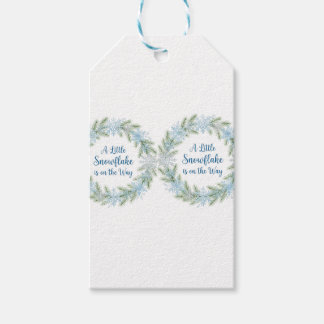  Een Klein Sneeuwvlokje Is Op Weg Geslacht Reveal  Cadeaulabel