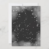 Een klein sneeuwvlokwinternachtje Baby shower Kaart (Achterkant)