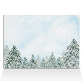 Een klein Snowflake Blue Baby shower Dank je (Binnen Horizontaal (Boven))