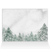 Een klein Snowflake Grey Baby shower Dank je (Binnen Horizontaal (Boven))