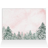 Een klein Snowflake roze Baby shower Dank je (Binnen Horizontaal (Boven))