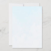 Een klein spookje is op komst uitnodiging (Achterkant)