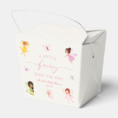 Een klein sprookje is onderweg! Baby Shower Bedankdoosjes (Achterkant)