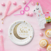 Een klein sterretje is onderweg met papieren Bord (Feest)