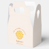 Een klein straaltje zonneschijn Baby shower Bedankdoosjes (Geopend)
