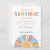 Een klein straaltje zonneschijn Baby shower Kaart (Voorkant)