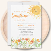 Een klein straaltje zonneschijn Baby shower Kaart