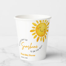 Een klein straaltje zonneschijn baby shower