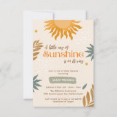 Een klein straaltje zonneschijn boho baby shower kaart (Voorkant)