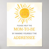 Een Klein Straaltje Zonneschijn Envelope Station B Poster (Voorkant)