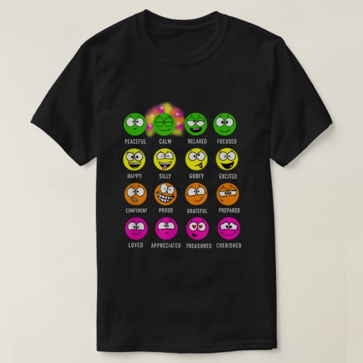 Een klein stukje van de emoties t-shirt (Design voorkant)