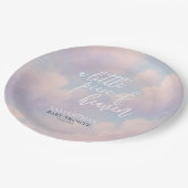 Een klein stukje van de hemel Baby shower minimali Papieren Bordje (Gekanteld)