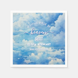 Een klein stukje van de hemel stuurde Baby shower  Servet