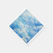 Een klein stukje van de hemel stuurde Baby shower  Servet (Hoek)