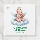 Een klein stukje van het Baby shower Bedankjes Labels (Voorkant)