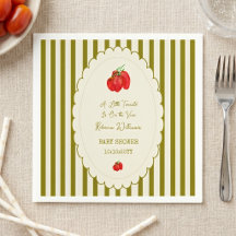 Een Klein Tomaatje Hang Aan De Rank Baby Shower 
