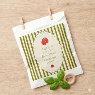 Een Klein Tomaatje Hangt Aan De Rank Baby Shower Bedankzakje