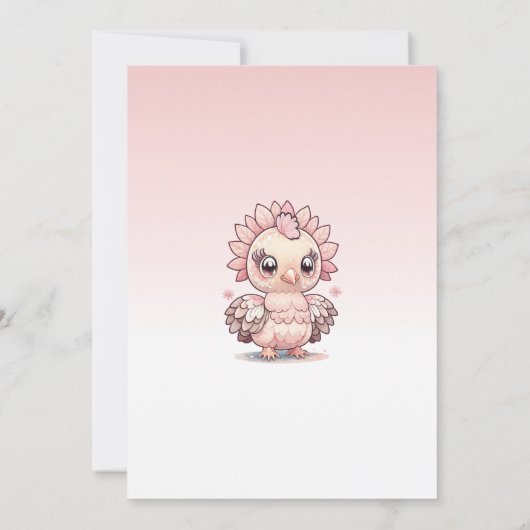 Een klein Turkije is onderweg, Bedankt Kaart (Achterkant)