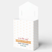 Een klein Turkije onderweg! Thanksgiving Baby show Bedankdoosjes (Geopend)