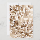 Een klein Turkije onderweg! Thanksgiving Baby show Kaart (Achterkant)